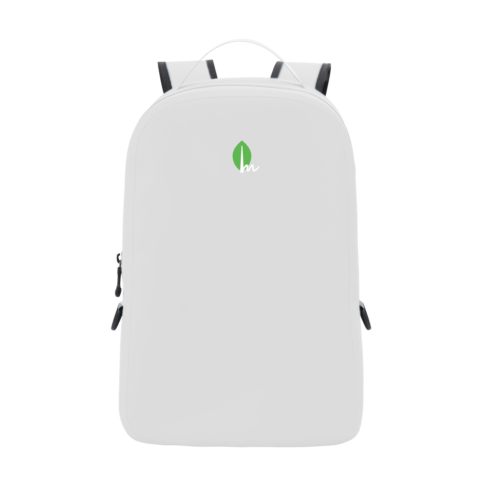 White sealed waterproof backpack White sealed waterproof backpack