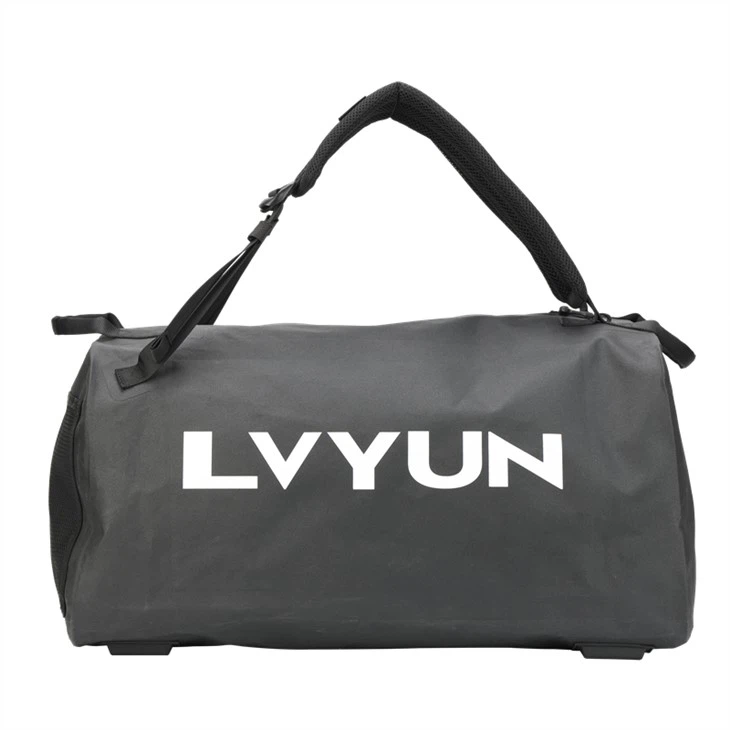 dark gray waterproof dry backpack